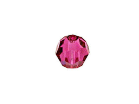 Swarovski 5000 Round Crystal Faceted Beads Fuchsia | 3mm | Small & Wholesale Packs - BeadPrism