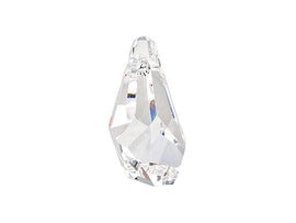 Swarovski Crystal, #6015 Polygon Drops Beads 21mm, Crystal, Wholesale Packs - BeadPrism