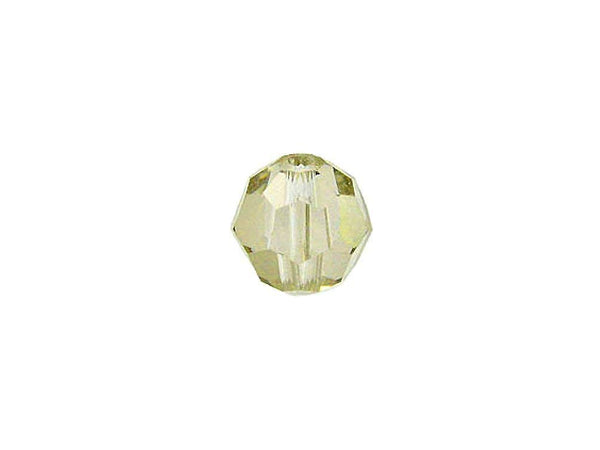 Swarovski 5000 Round Crystal Faceted Beads Crystal Silver Shade | 4mm | Small & Wholesale Packs - BeadPrism