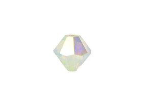 Swarovski Crystal, #5328 Bicone Beads 4mm, Crystal AB 2X, Wholesale Packs - BeadPrism