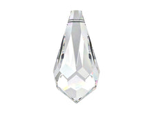 Load image into Gallery viewer, Swarovski Crystal, #6000 Drop Briolettes Beads 11mm, Crystal, Wholesale Packs - BeadPrism
