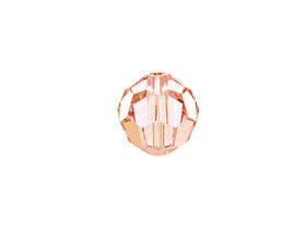 Swarovski 5000 Round Crystal Faceted Beads Rosaline | 4mm | Small & Wholesale Packs - BeadPrism
