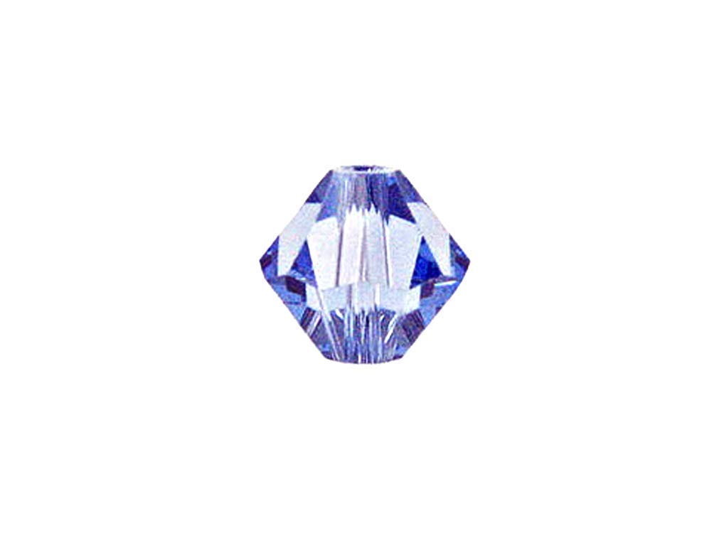 Swarovski Crystal, #5328 Bicone Beads 8mm, Light Sapphire, Wholesale Packs - BeadPrism