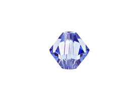 Swarovski Crystal, #5328 Bicone Beads 8mm, Light Sapphire, Wholesale Packs - BeadPrism
