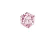 Load image into Gallery viewer, Wholesale Genuine Swarovski 5601 8mm Light Amethyst Cube Beads, Choose Package Size - BeadPrism