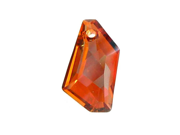 Swarovski Crystal, #6670 De-Art Pendant 18mm, Crystal Copper, Wholesale Packs - BeadPrism