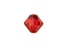 Load image into Gallery viewer, Swarovski Crystal, #5328 Bicone Beads 8mm, Light Siam, Wholesale Packs - BeadPrism