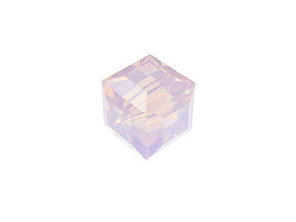 Wholesale Genuine Swarovski 5601 8mm Violet Opal Cube Beads, Choose Package Size - BeadPrism