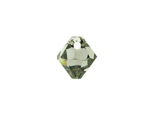 Load image into Gallery viewer, Wholesale Genuine Swarovski 6301 8mm Black Diamond Bicone Beads, Choose Package Size - BeadPrism