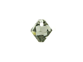 Wholesale Genuine Swarovski 6301 8mm Black Diamond Bicone Beads, Choose Package Size - BeadPrism