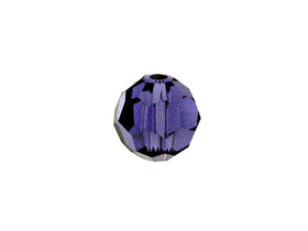 Swarovski 5000 Round Crystal Faceted Beads Purple Velvet | 4mm | Small & Wholesale Packs - BeadPrism