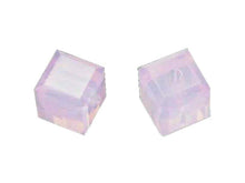 Load image into Gallery viewer, Wholesale Genuine Swarovski 5601 8mm Violet Opal Cube Beads, Choose Package Size - BeadPrism