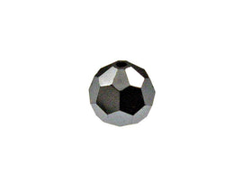 Swarovski 5000 Round Crystal Faceted Beads JET Hematite 2X | 6mm | Small & Wholesale Packs - BeadPrism