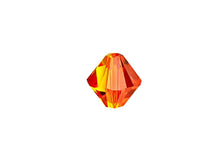 Load image into Gallery viewer, Swarovski Crystal, #5328 Bicone Beads 5mm, Fire Opal, Wholesale Packs - BeadPrism