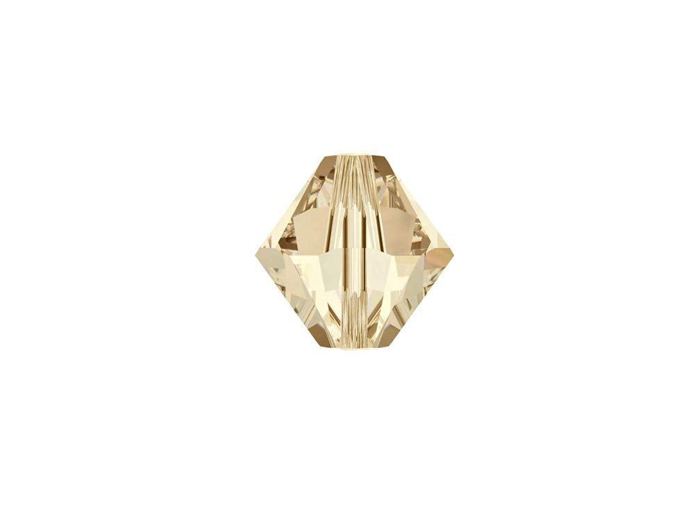 Swarovski Crystal, #5328 Bicone Beads 5mm, Light Silk, Wholesale Packs - BeadPrism
