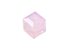 Load image into Gallery viewer, Wholesale Genuine Swarovski 5601 8mm Rose Water Opal Cube Beads, Choose Package Size - BeadPrism