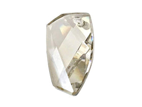 Swarovski Crystal, #6620 Avante Garde Pendant 20mm, Crystal Silver Shade, Wholesale Packs - BeadPrism