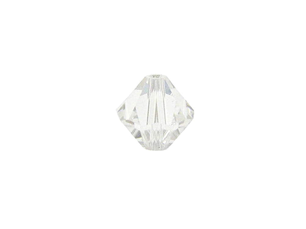 Swarovski Crystal, #5328 Bicone Beads 5mm, Crystal, Wholesale Packs - BeadPrism