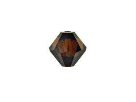 Swarovski Crystal, #5328 Bicone Beads 6mm, Mocca, Wholesale Packs - BeadPrism
