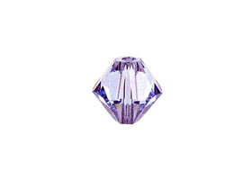 Swarovski Crystal, #5328 Bicone Beads 4mm, Provence Lavender, Wholesale Packs - BeadPrism