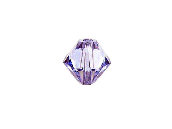 Swarovski Crystal, #5328 Bicone Beads 4mm, Provence Lavender, Wholesale Packs - BeadPrism