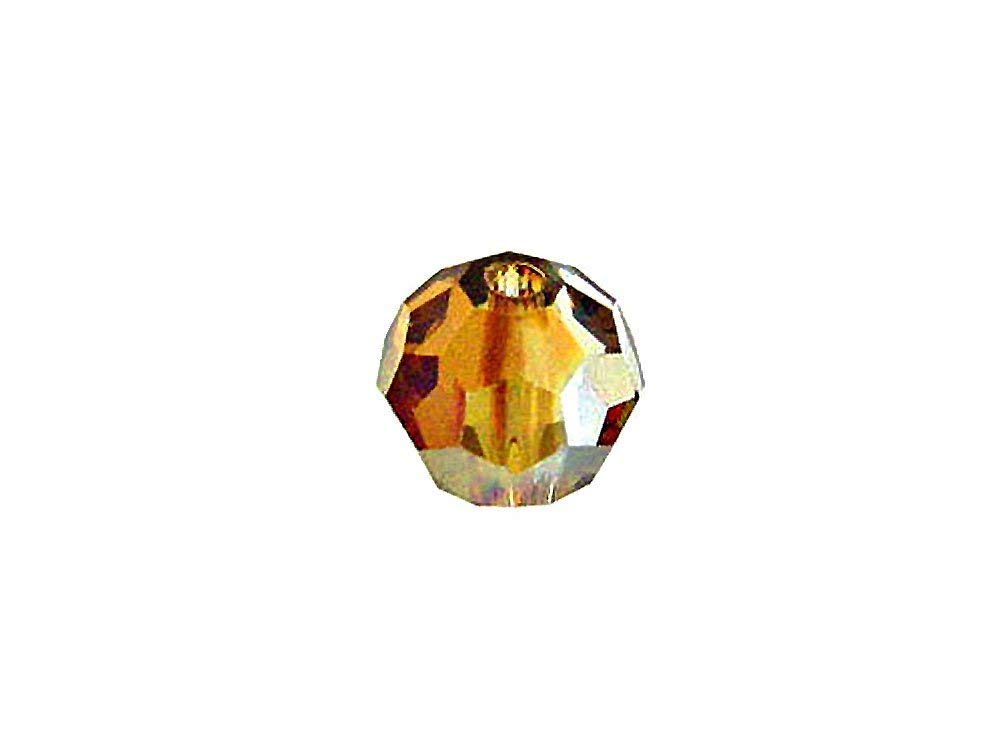 Swarovski 5000 Round Crystal Faceted Beads Crystal Copper | 4mm | Small & Wholesale Packs - BeadPrism