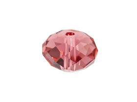 Swarovski 5040 Rondelle Crystal Faceted Beads Padparadscha | 4mm | Small & Wholesale Packs - BeadPrism