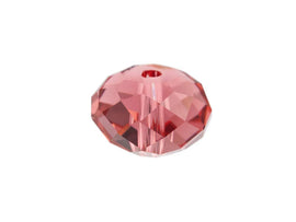 Swarovski 5040 Rondelle Crystal Faceted Beads Padparadscha | 8mm | Small & Wholesale Packs - BeadPrism