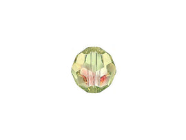 Swarovski 5000 Round Crystal Faceted Beads Crystal Luminous Green | 6mm | Small & Wholesale Packs - BeadPrism