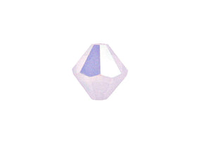 Swarovski Crystal, #5328 Bicone Beads 6mm, Violet Opal AB, Wholesale Packs - BeadPrism