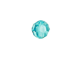 Swarovski 5000 Round Crystal Faceted Beads Light Turquoise | 4mm | Small & Wholesale Packs - BeadPrism