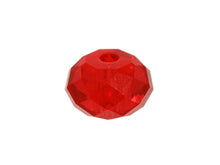 Load image into Gallery viewer, Swarovski 5040 Rondelle Crystal Faceted Beads Light Siam | 4mm | Small &amp; Wholesale Packs - BeadPrism