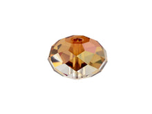 Load image into Gallery viewer, Swarovski 5040 Rondelle Crystal Faceted Beads Crystal Copper | 18mm | Small &amp; Wholesale Packs - BeadPrism