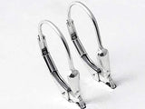 Sterling Silver Anti Tarnish Coating Tear Drop Leverback Earring With Ring, Choose Package Size