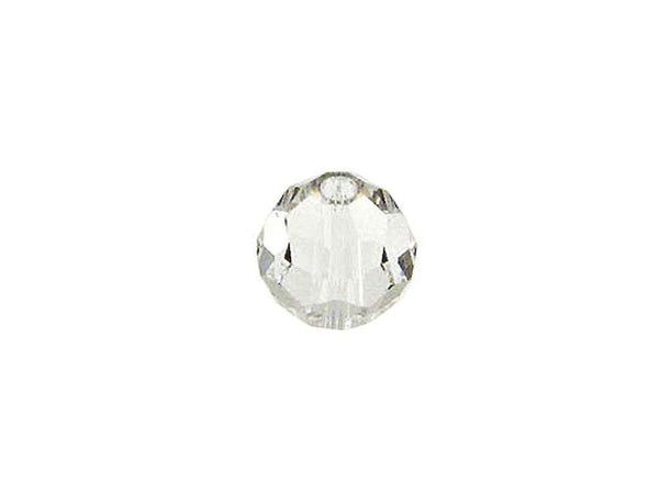 Swarovski 5000 Round Crystal Faceted Beads Crystal | 8mm | Small & Wholesale Packs - BeadPrism