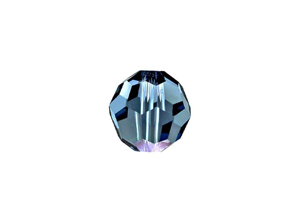 Swarovski 5000 Round Crystal Faceted Beads Denim Blue | 4mm | Small & Wholesale Packs - BeadPrism