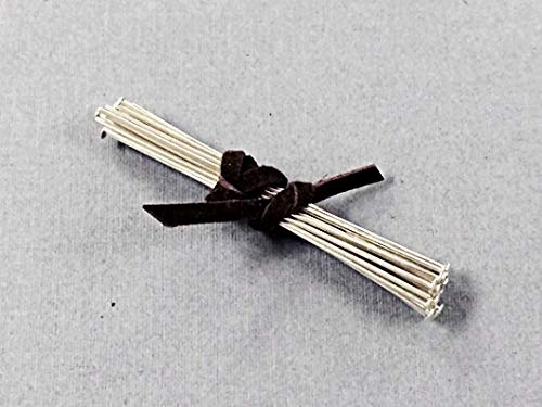 Sterling Silver .925 Headpin, 2.5 Inch, 24 Gauge, Choose Package Size - BeadPrism