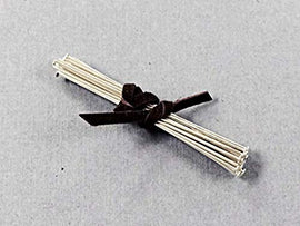 Sterling Silver .925 Headpin, 2 Inch, 24 Gauge, Choose Package Size - BeadPrism