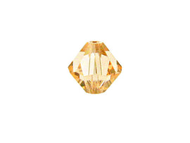 Swarovski Crystal, #5328 Bicone Beads 8mm, Light Peach, Wholesale Packs - BeadPrism