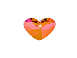 Swarovski Crystal, #6260 Crazy 4 U Heart Beads 27mm, Crystal Astral Pink, Wholesale - BeadPrism