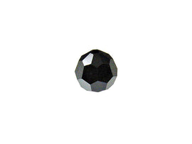 Swarovski 5000 Round Crystal Faceted Beads JET Hematite | 8mm | Small & Wholesale Packs - BeadPrism