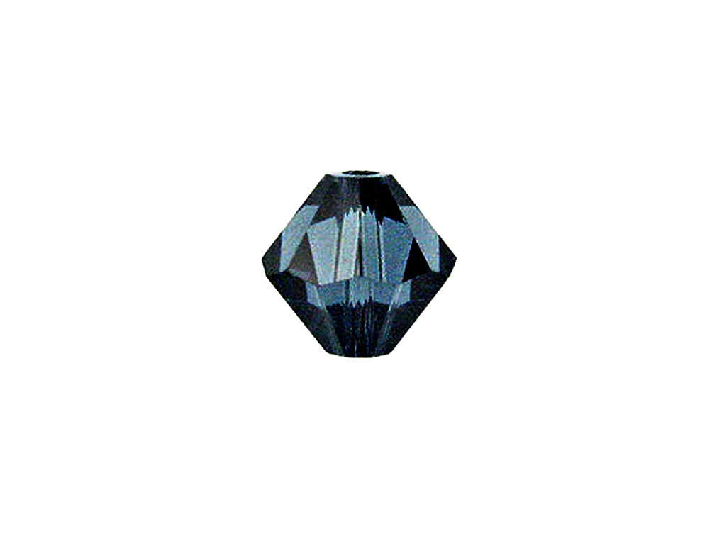 Swarovski Crystal, #5328 Bicone Beads 6mm, Montana, Wholesale Packs - BeadPrism