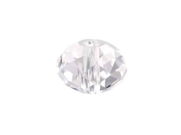Swarovski 5040 Rondelle Crystal Faceted Beads Crystal | 4mm | Small & Wholesale Packs - BeadPrism