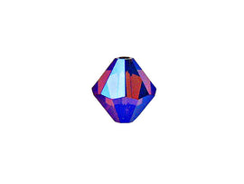 Swarovski Crystal, #5328 Bicone Beads 8mm, Smoked Topaz AB 2X, Wholesale Packs - BeadPrism