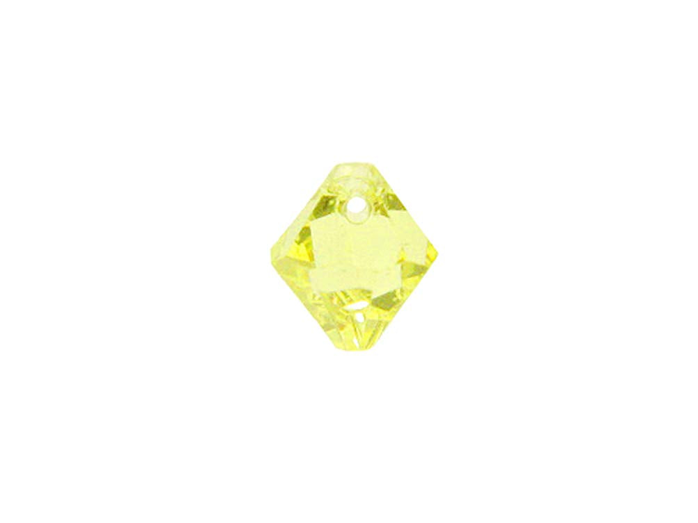 Swarovski Crystal, #6328 Top Drilled Bicone Beads 8mm, Jonquil, Wholesale Packs - BeadPrism