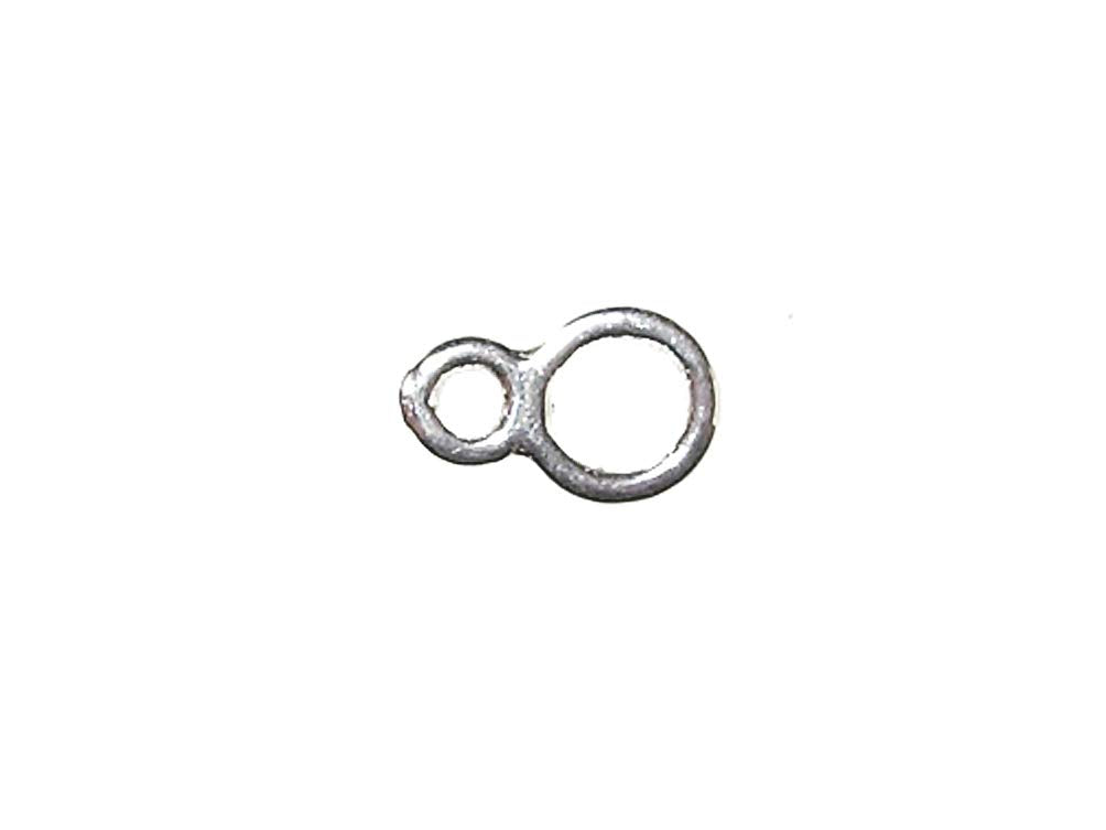 10 pcs Sterling Silver 8x5-3mm Figure 8 Link - BeadPrism