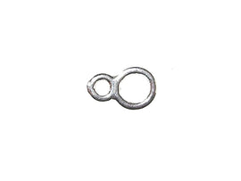 10 pcs Sterling Silver 8x5-3mm Figure 8 Link - BeadPrism