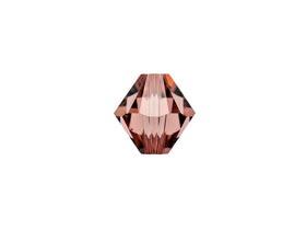 Swarovski Crystal, #5328 Bicone Beads 6mm, Blush Rose, Wholesale Packs - BeadPrism