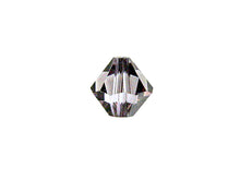 Load image into Gallery viewer, Swarovski Crystal, #5328 Bicone Beads 6mm, Violet Satin, Wholesale Packs - BeadPrism