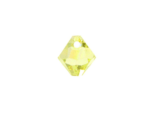 Wholesale Genuine Swarovski 6301 6mm Jonquil AB Bicone Beads, Choose Package Size - BeadPrism